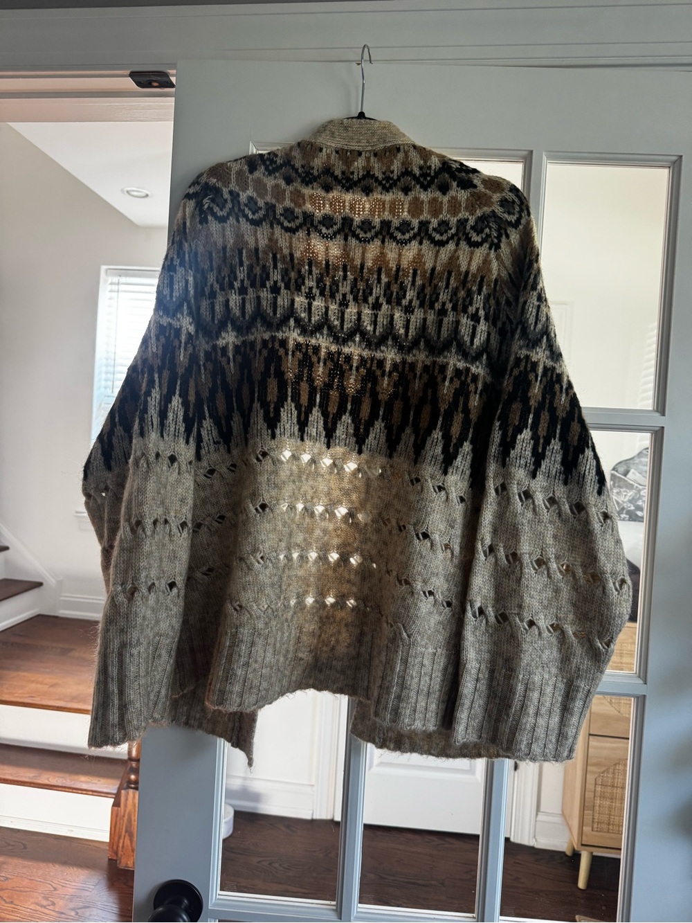 NWT Anthropologie Mare Mare Embellished Fairisle Cardigan Sweater - Picture 8 of 8